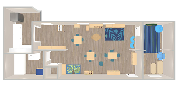 child care house blueprint