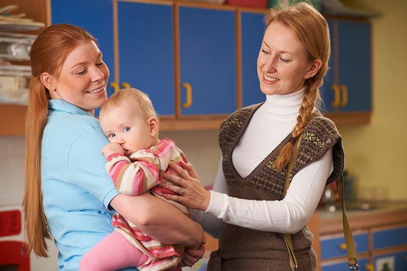infrastructure benefits of child care access