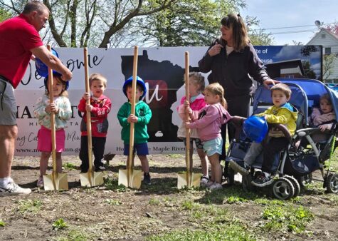 child care house groundbreaking